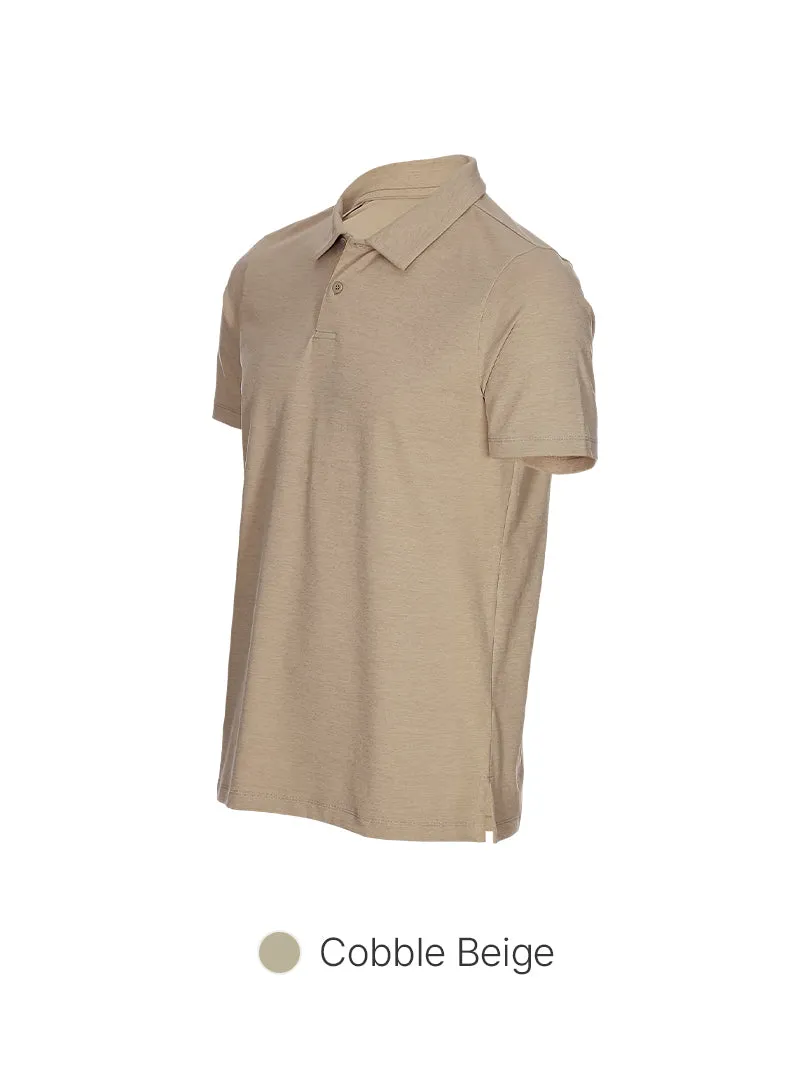 [2 FOR S$90] Men's Airy Fit Short Sleeve Polo Shirt