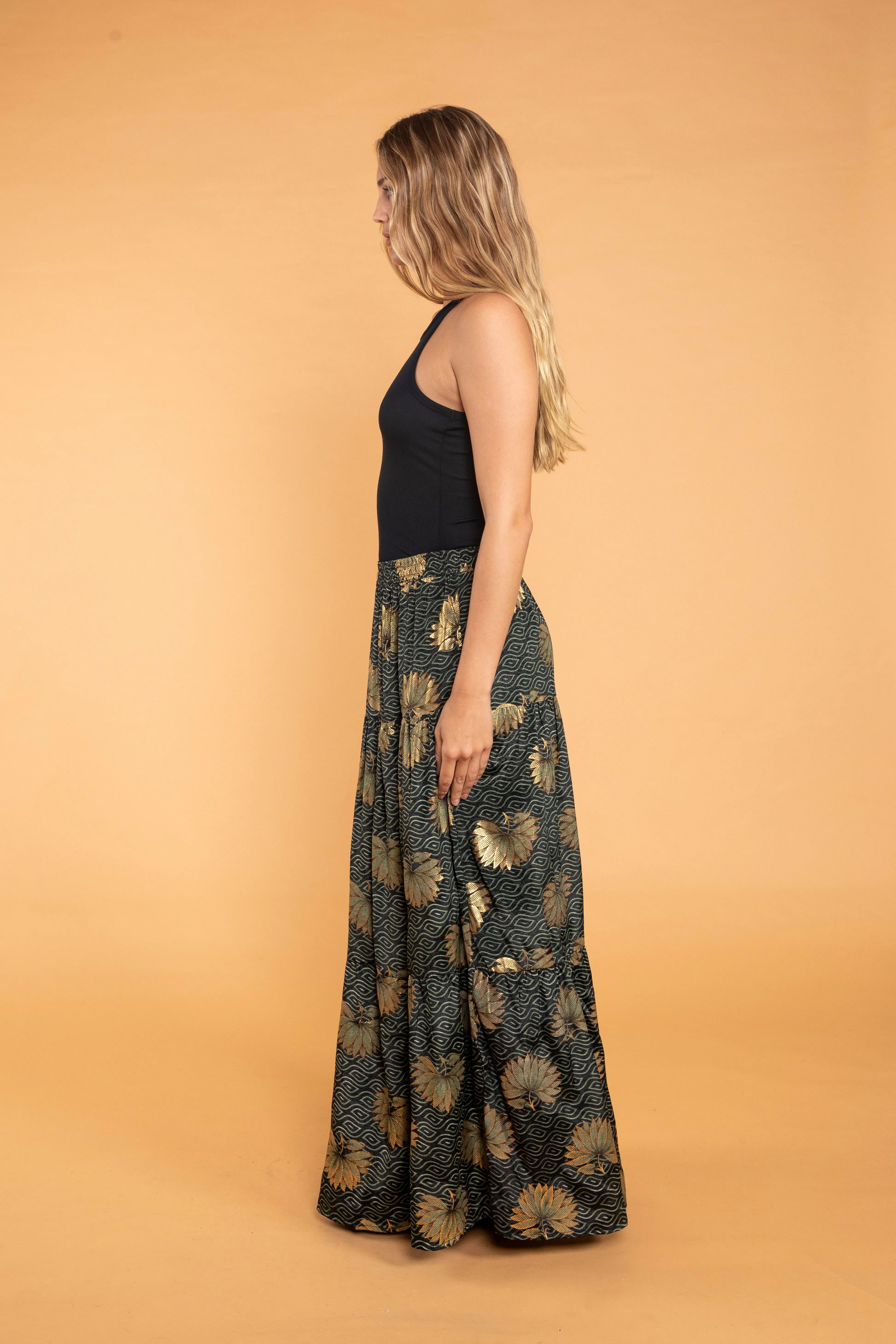 Aditi Tiered Maxi Skirt