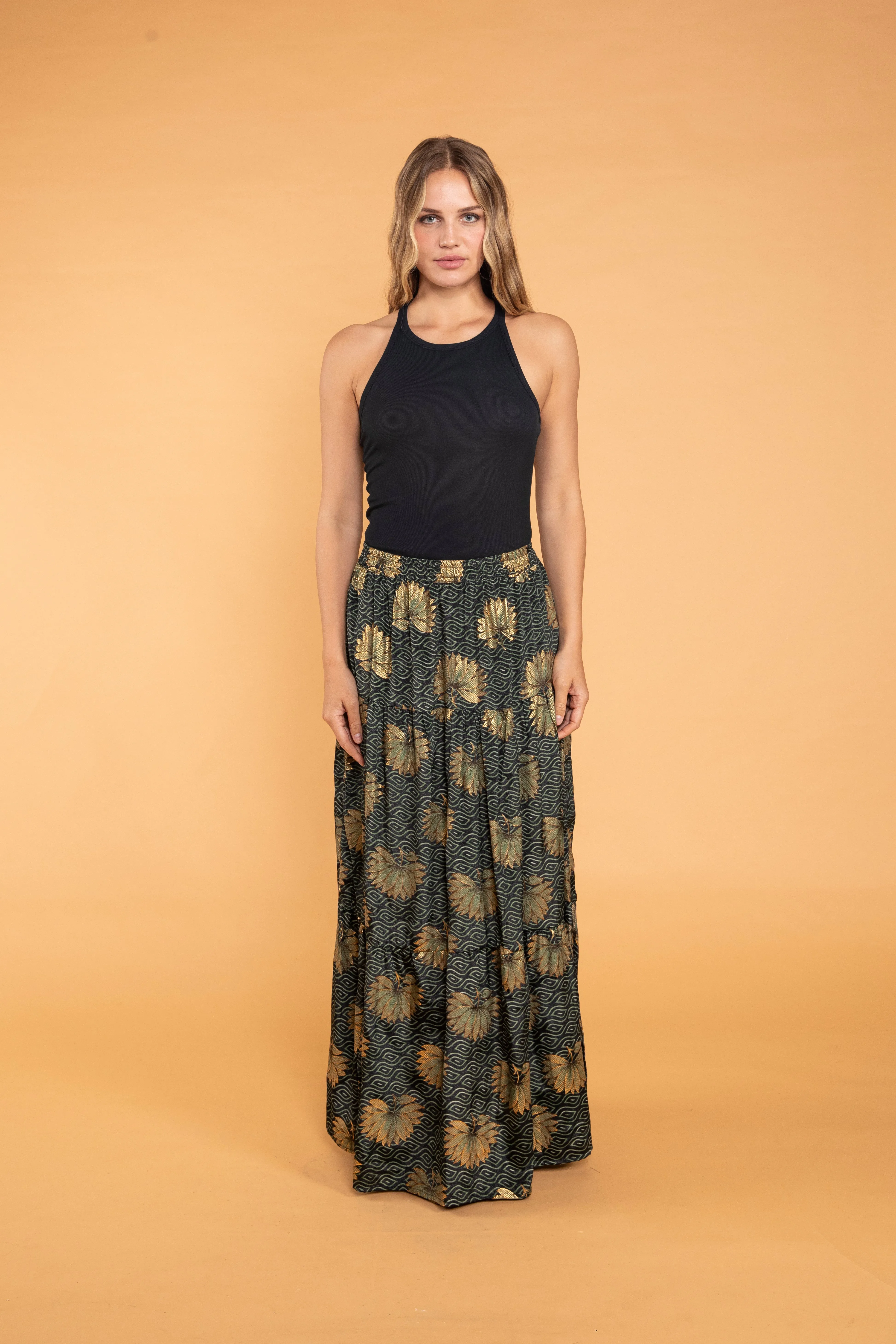 Aditi Tiered Maxi Skirt