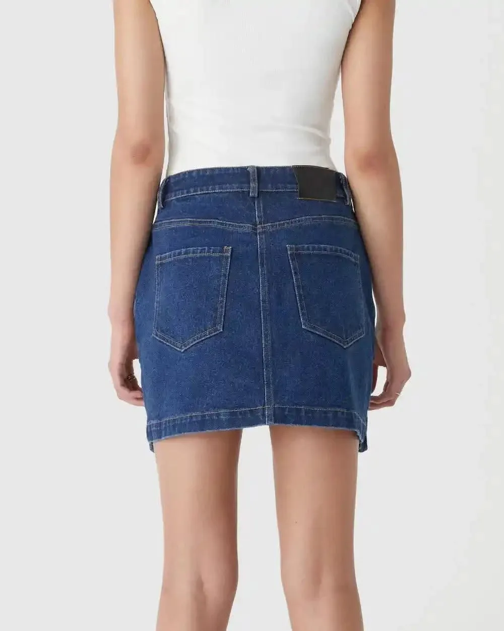 Aled Denim Mini Skirt