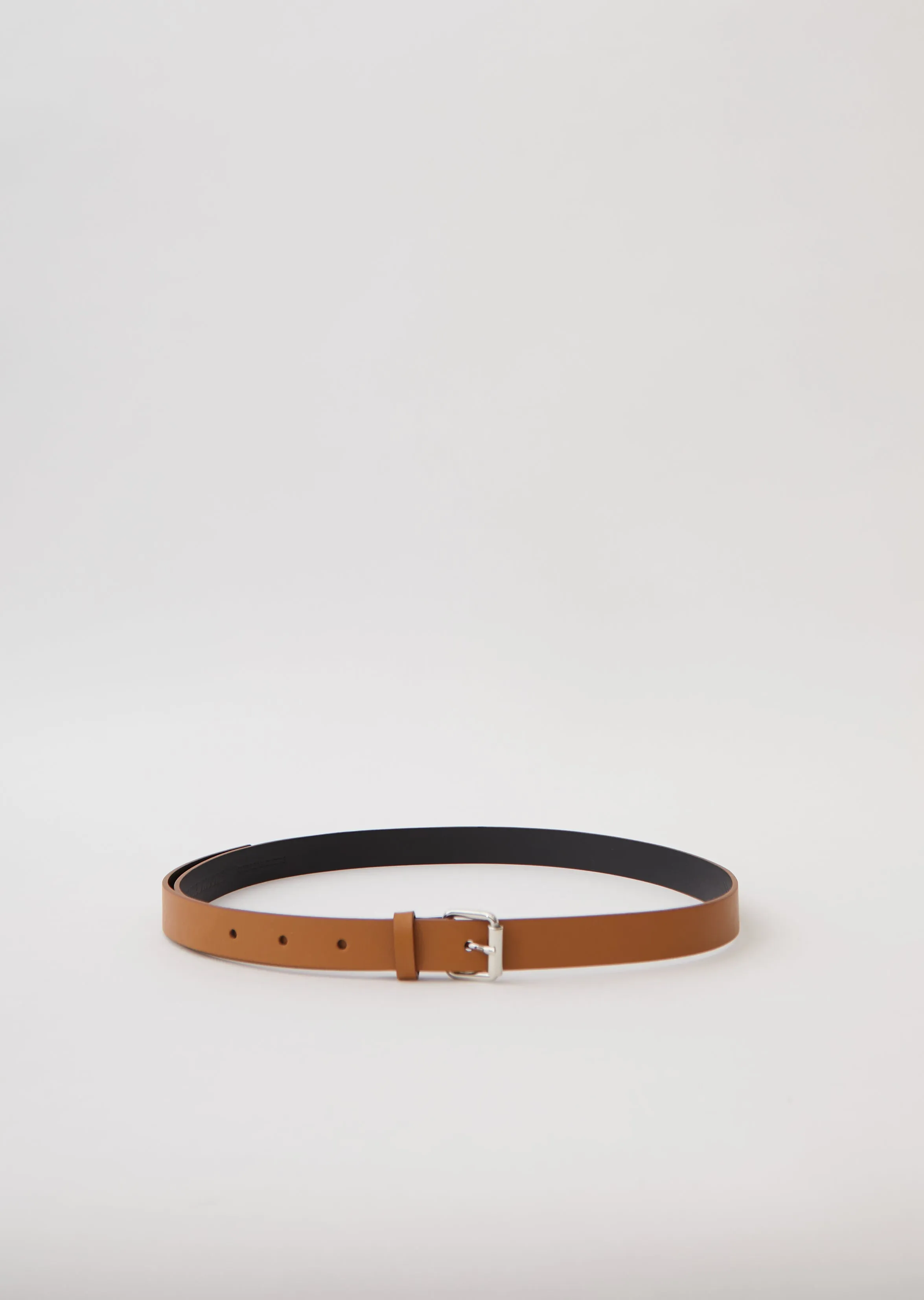 Bi-Color Nappa Leather Belt