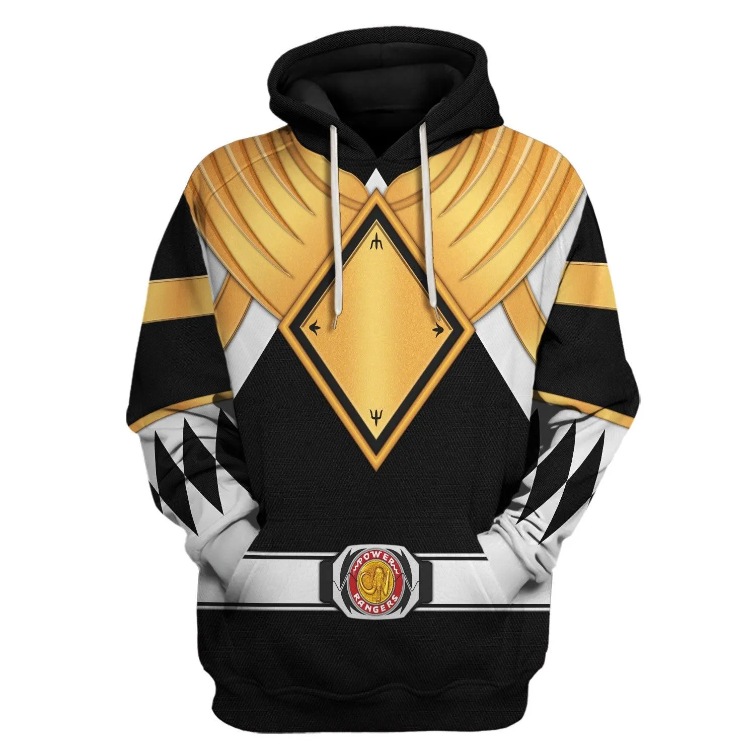 Black Ranger Dragon Shield Hoodies Sweatshirt T-shirt Hawaiian