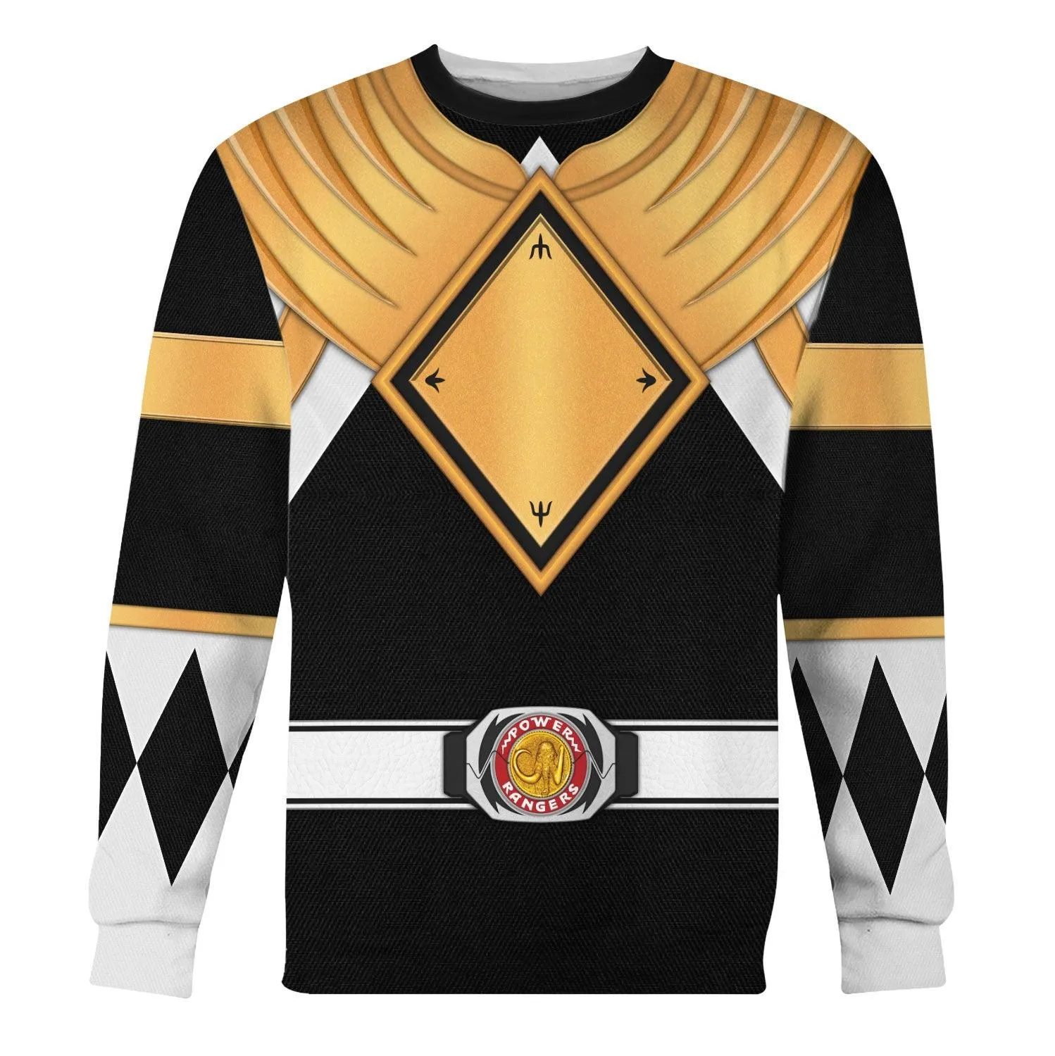 Black Ranger Dragon Shield Hoodies Sweatshirt T-shirt Hawaiian