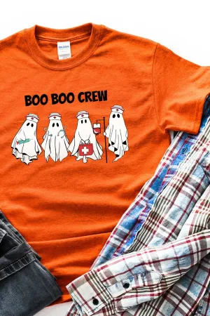 Boo Boo Crew Nurse Short Sleeve Relaxed Fit T-Shirt