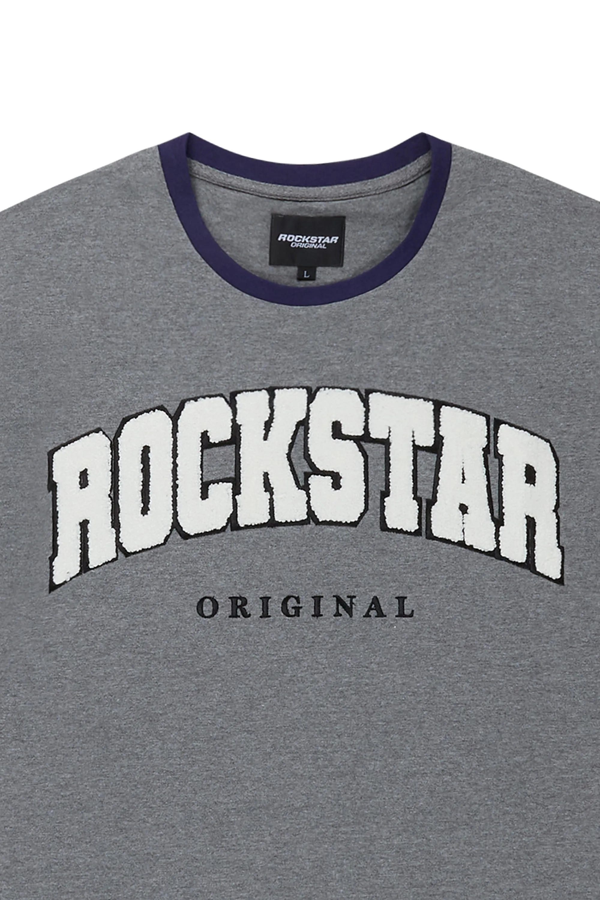 Devin Heather Grey Graphic T-Shirt