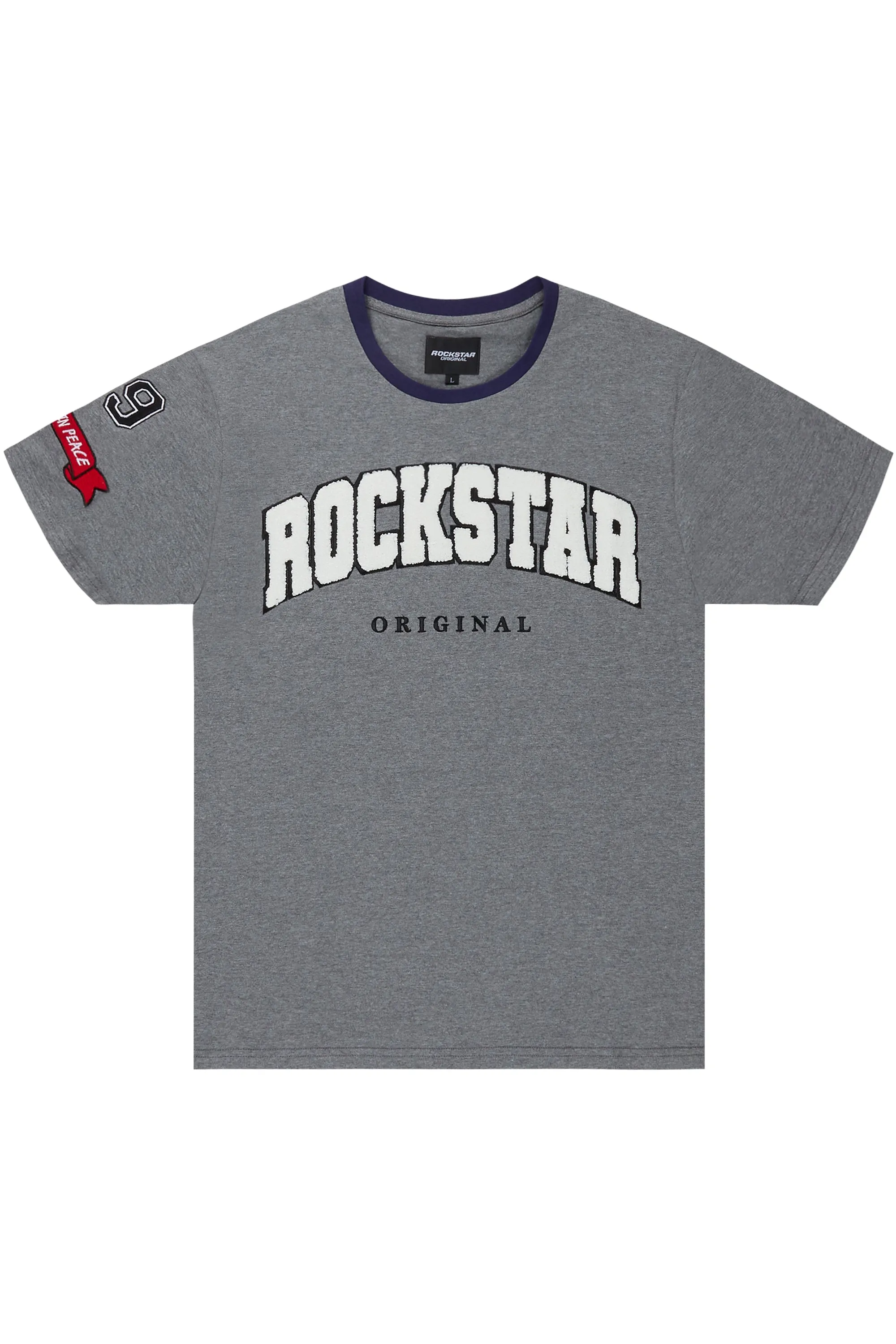 Devin Heather Grey Graphic T-Shirt