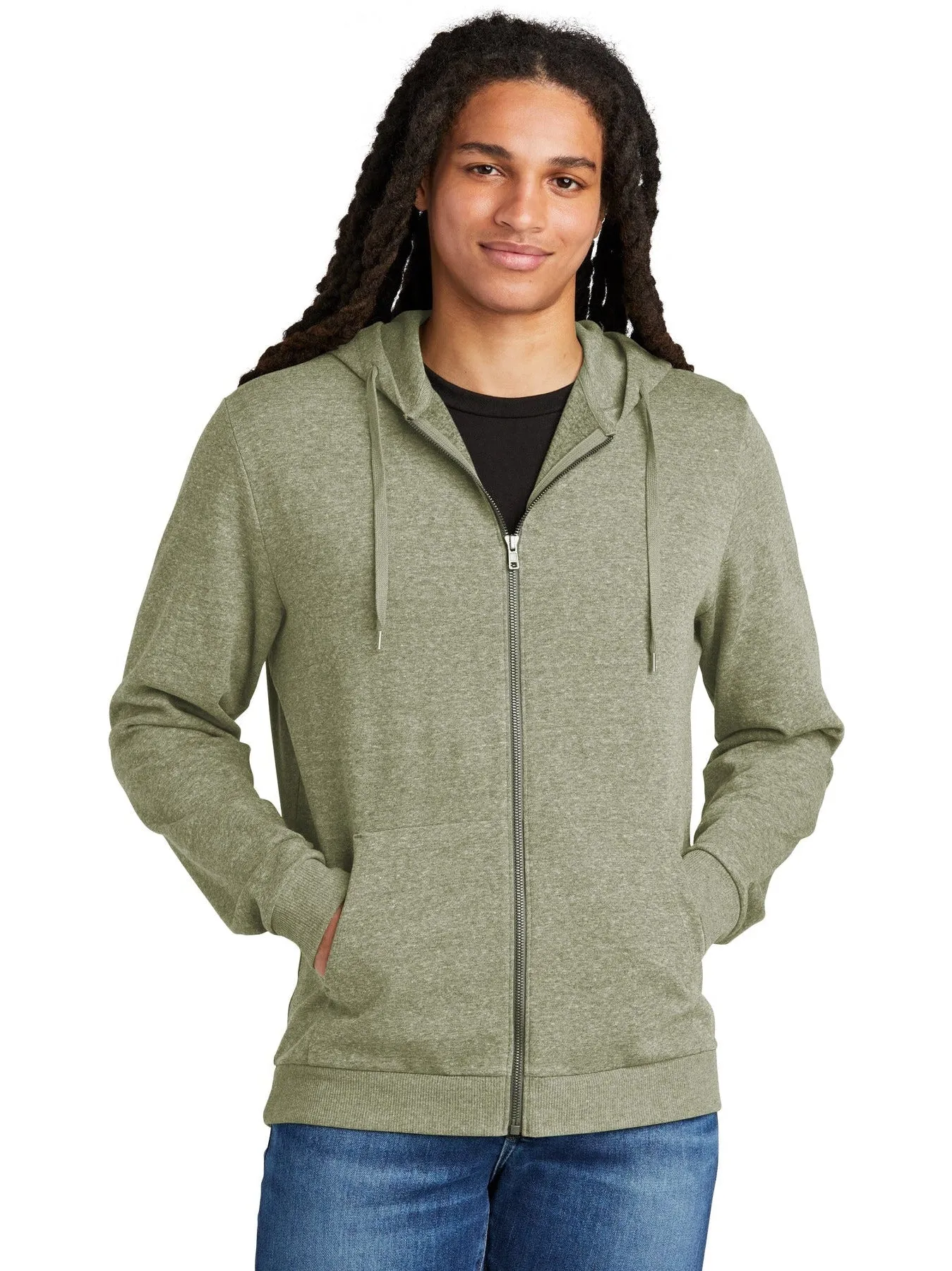 District Perfect Tri Fleece Full-Zip Hoodie