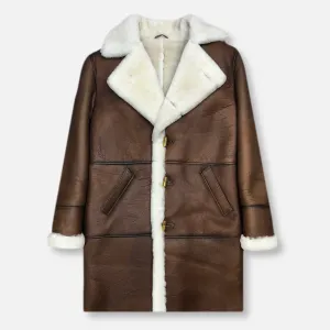 Dufner Long Shearling Coat