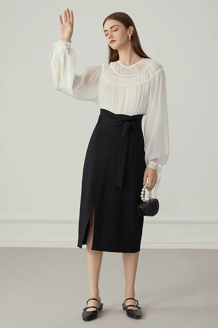 Fansilanen | Chiffon Puff Blouse