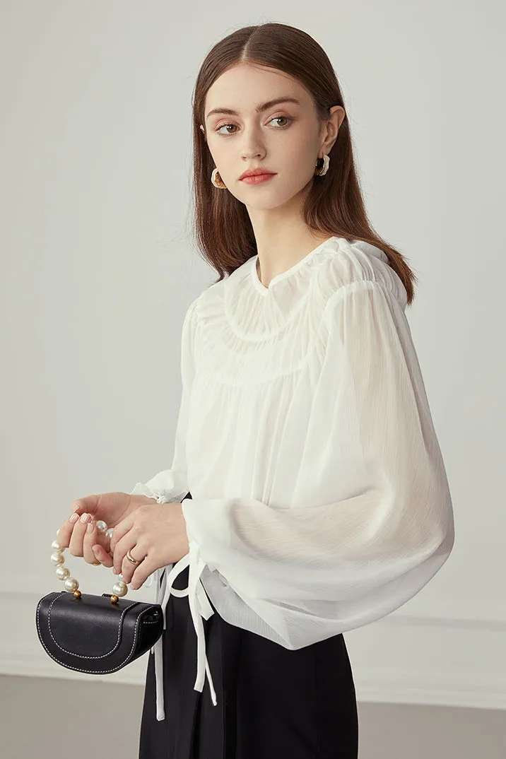 Fansilanen | Chiffon Puff Blouse