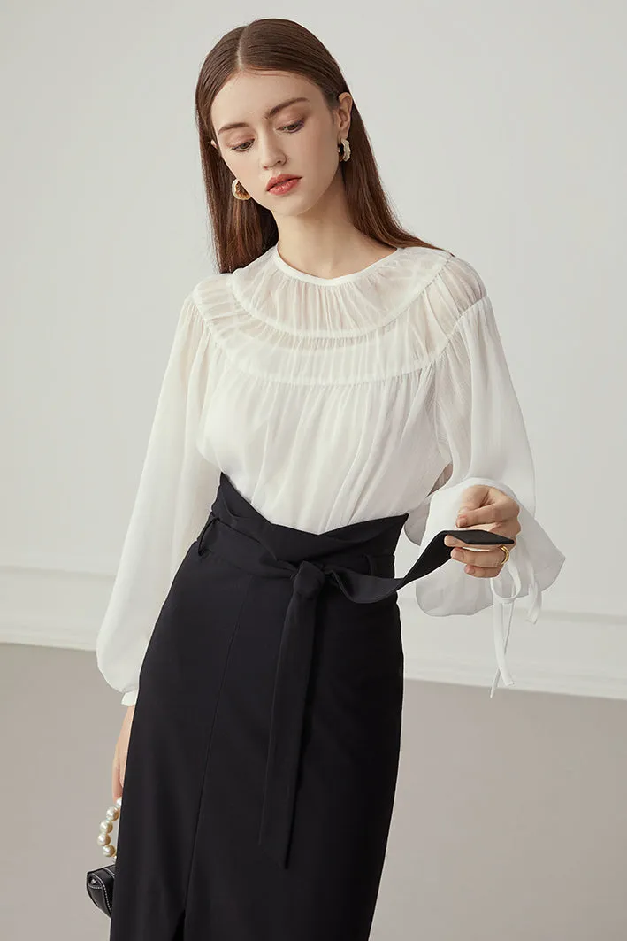 Fansilanen | Chiffon Puff Blouse