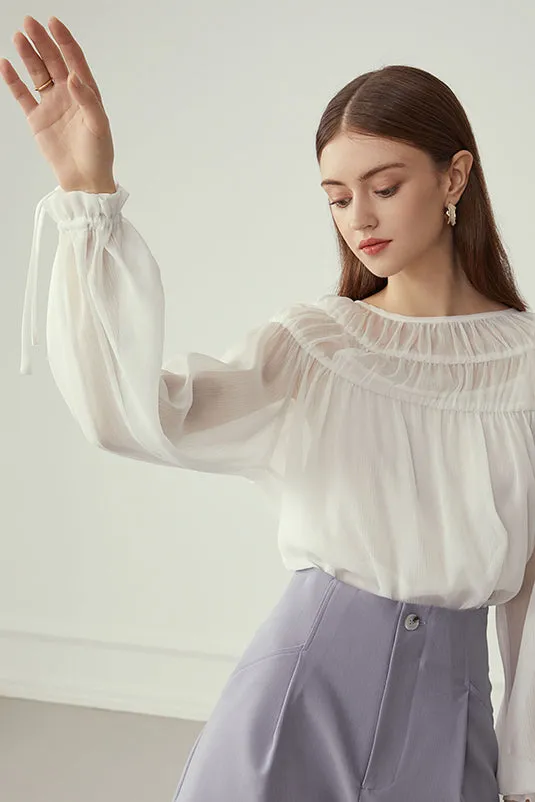 Fansilanen | Chiffon Puff Blouse