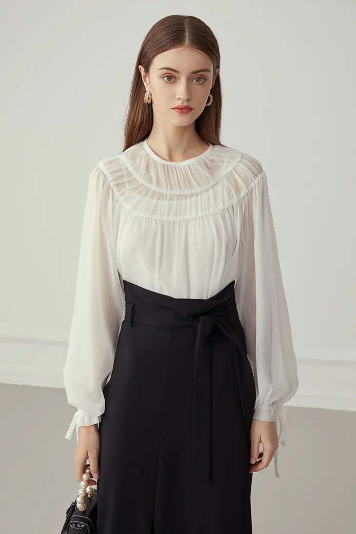 Fansilanen | Chiffon Puff Blouse