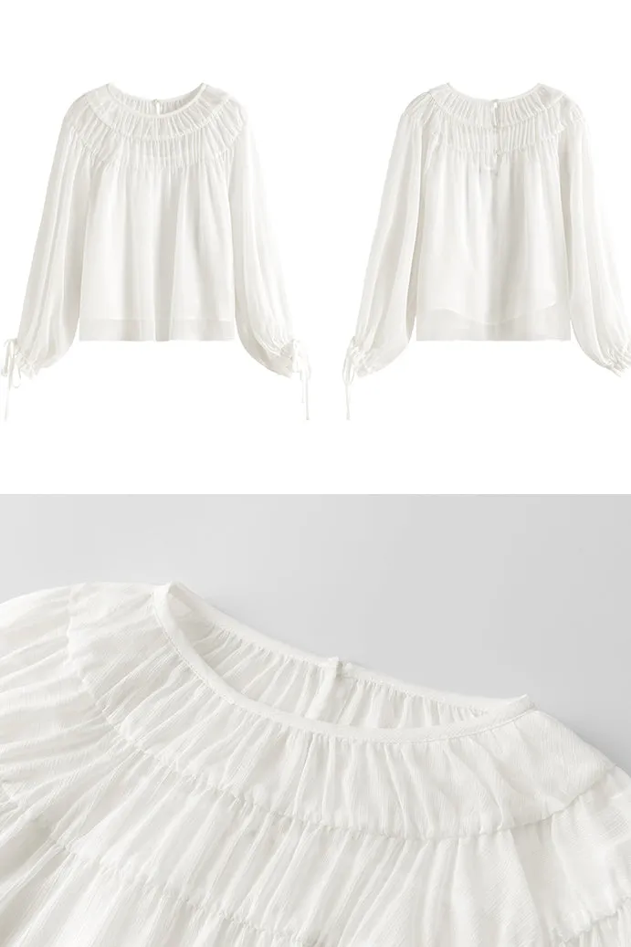 Fansilanen | Chiffon Puff Blouse