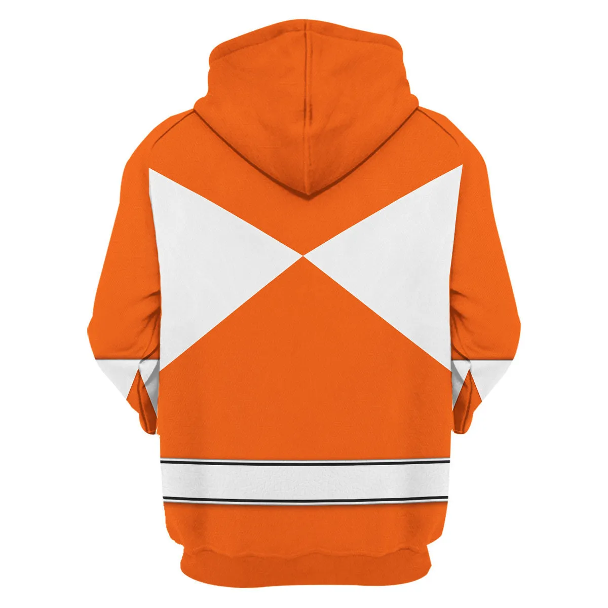 G8539 Bulk and Skull Orange Rangers Zip Hoodies