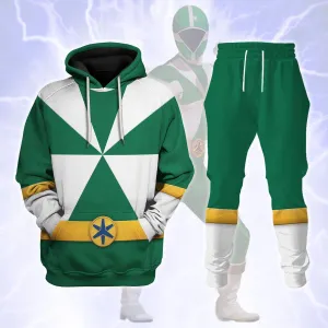 Gearhomie Lightspeed Green Ranger Hoodies Sweatshirt T-shirt Sweatpants Hawaiian Tracksuit