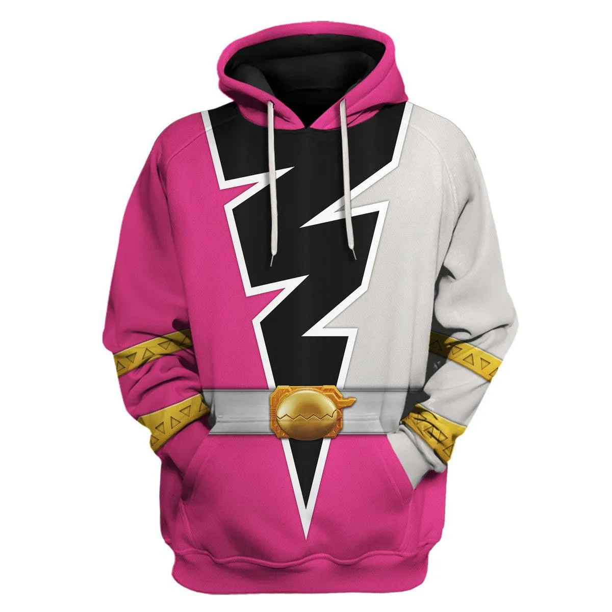 Gearhomie Pink Amelia Ranger Dino Fury Hoodies Sweatshirt T-Shirt Zip Hoodies Sweatpants