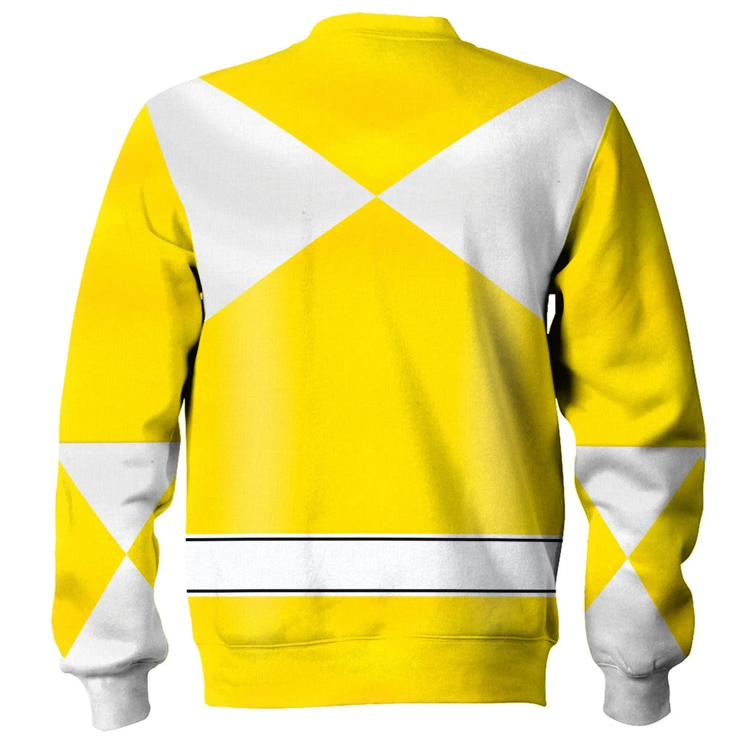 Gearhomie Unisex Tracksuit Hoodies Yellow Power Ranger 3D Costumes