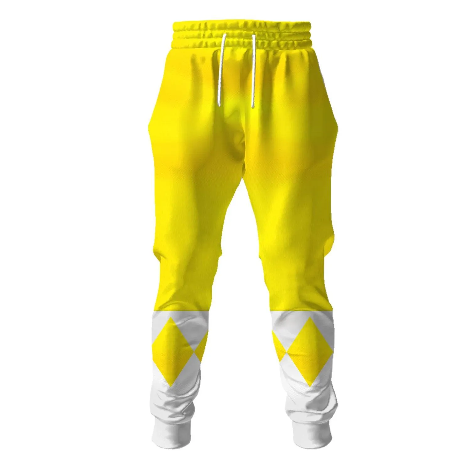 Gearhomie Unisex Tracksuit Hoodies Yellow Power Ranger 3D Costumes