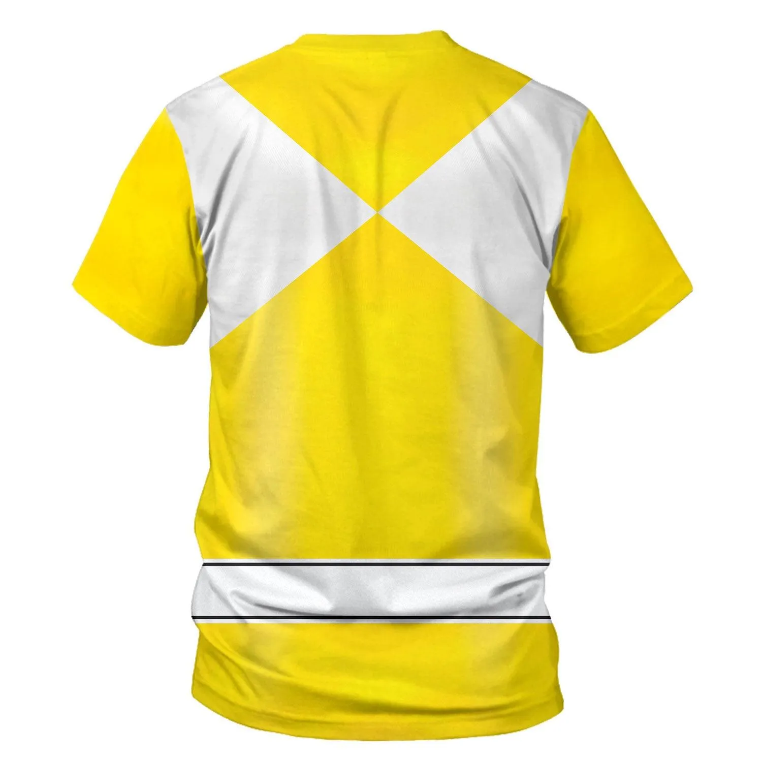 Gearhomie Unisex Tracksuit Hoodies Yellow Power Ranger 3D Costumes