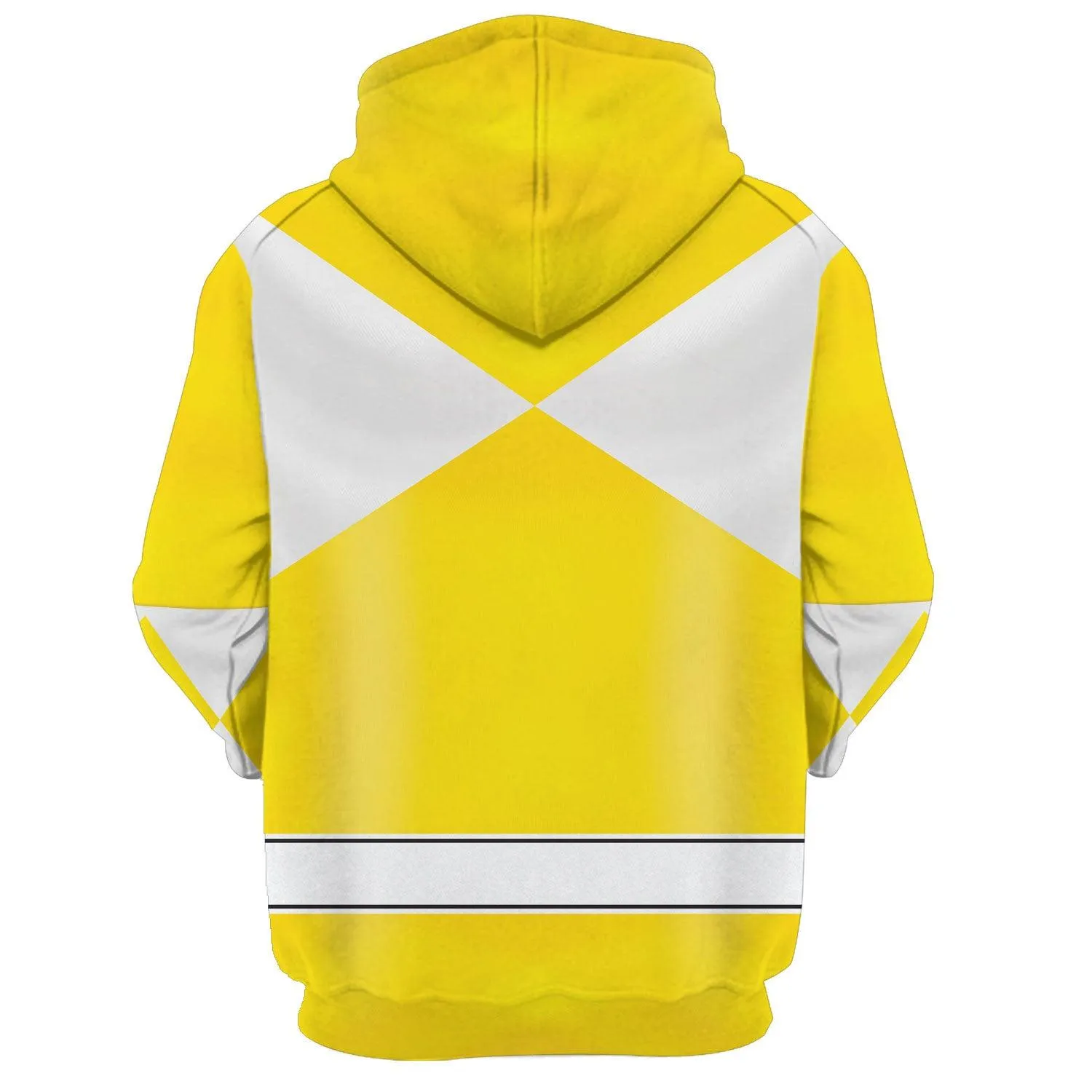 Gearhomie Unisex Tracksuit Hoodies Yellow Power Ranger 3D Costumes