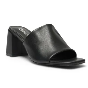 Geri Heel in Black Smooth