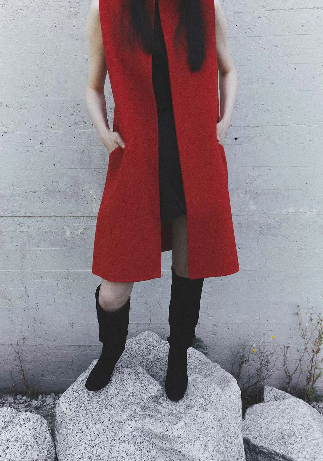 Handmade Vest - Red