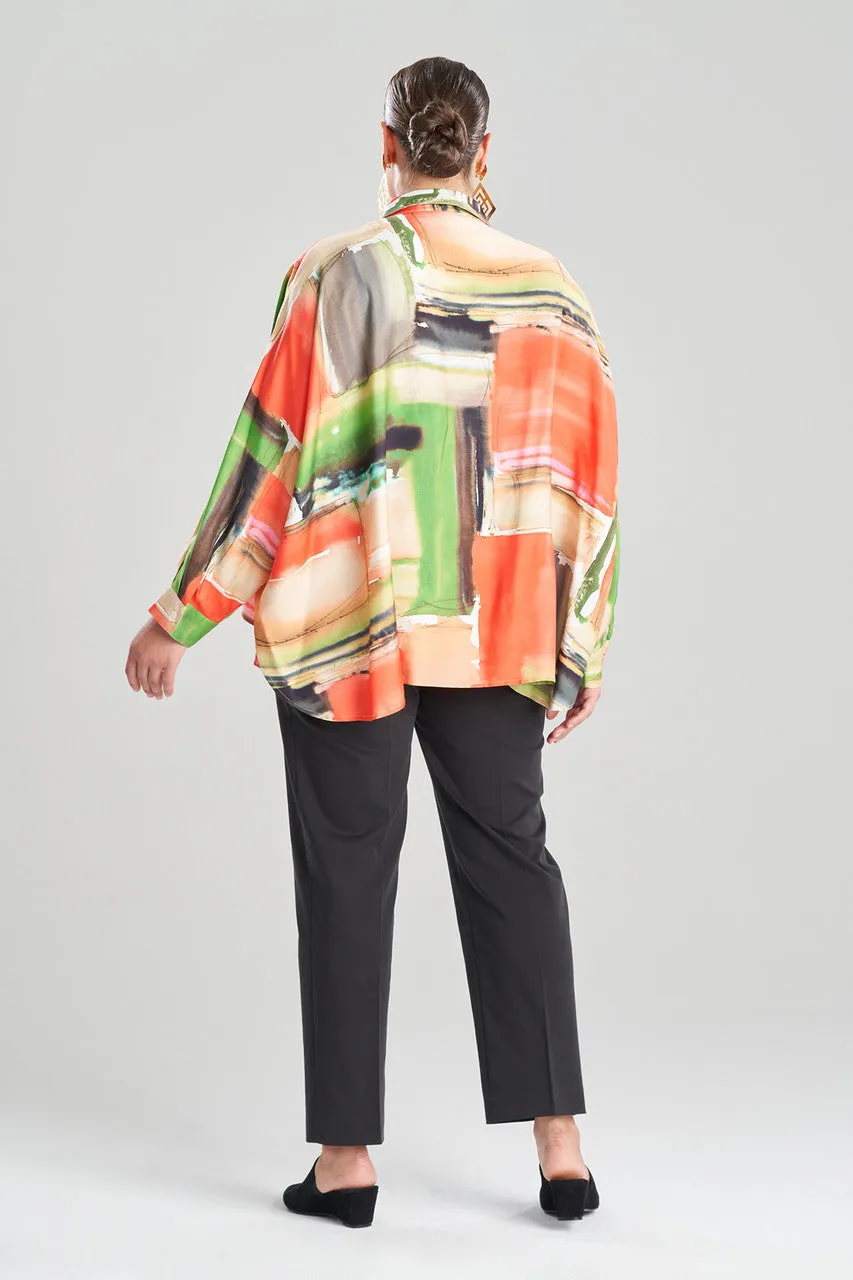 Hikaru Cotton Silk Caftan Shirt