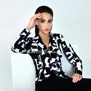 I'cona Printed Blazer Jacket - Style 67234-60260-54