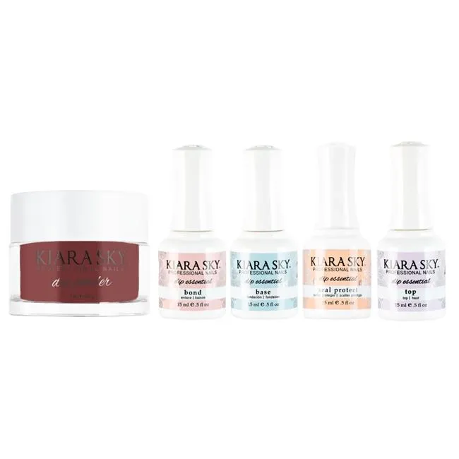 Kiara Sky Dip Powder Combo - Essentials Set & Rustic Yet Refined