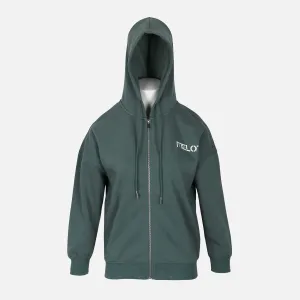 LADIES FLEECE FULL ZIPPER HOODIE