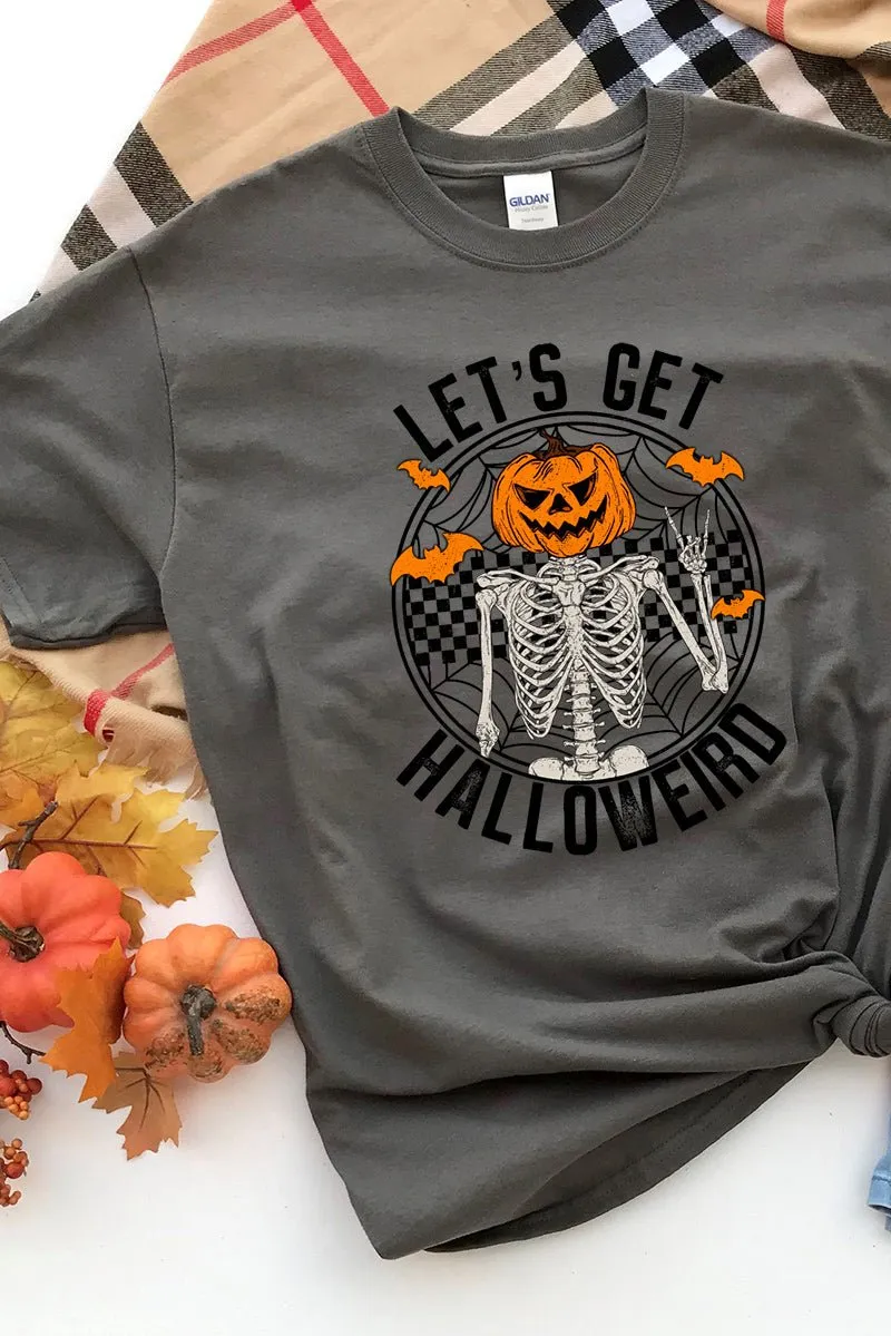 Let's Get Halloweird Short Sleeve Relaxed Fit T-Shirt