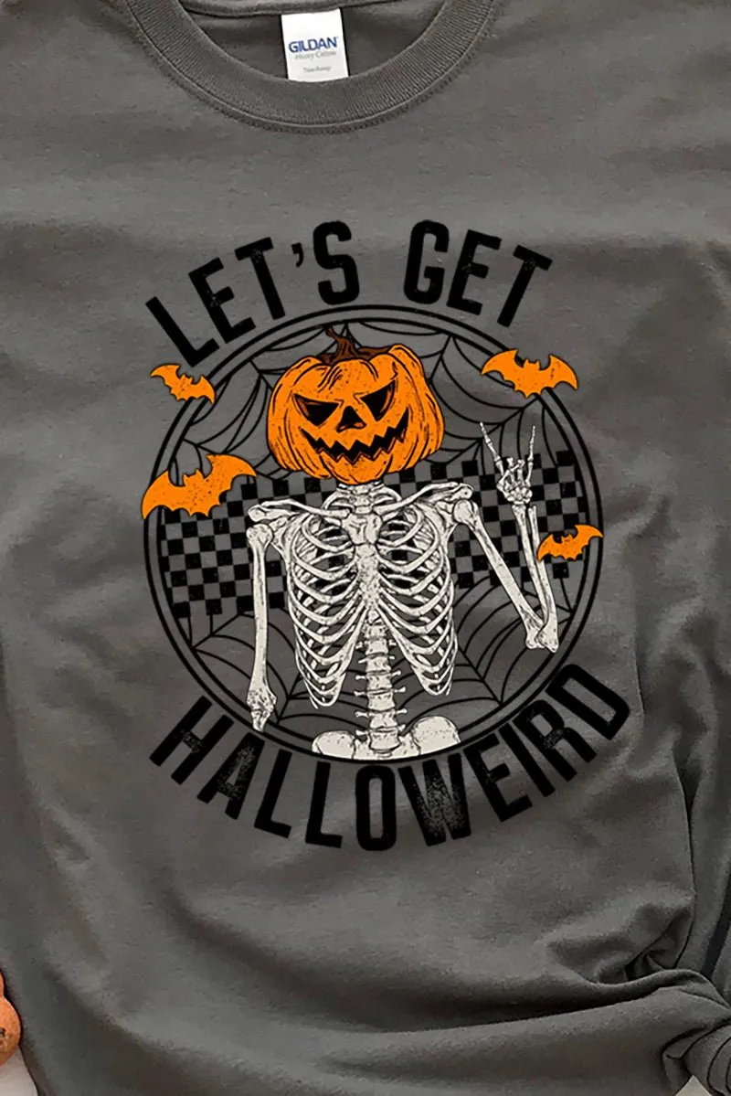 Let's Get Halloweird Short Sleeve Relaxed Fit T-Shirt