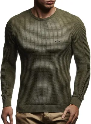 Men'S Sweater Knitted Pullover Hoodie Basic Crew Neck Sweatshirt Longsleeve Long Sleeve Slim Fit LN1545