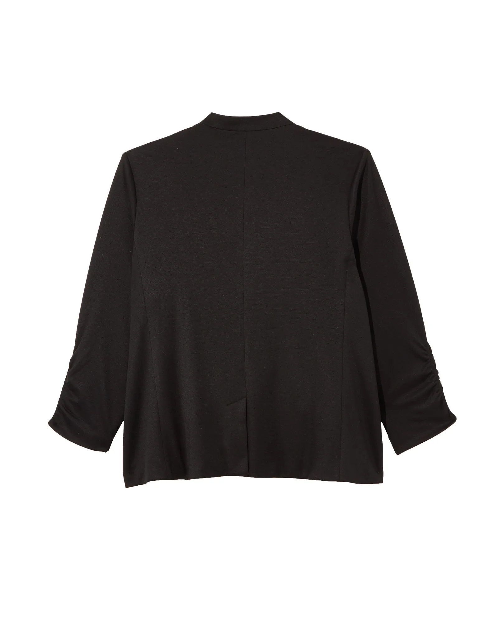 Meredith Ruched Sleeve Blazer | Black