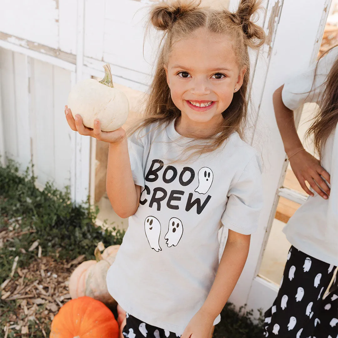 Mini Boyfriend Tee, Grey Boo Crew