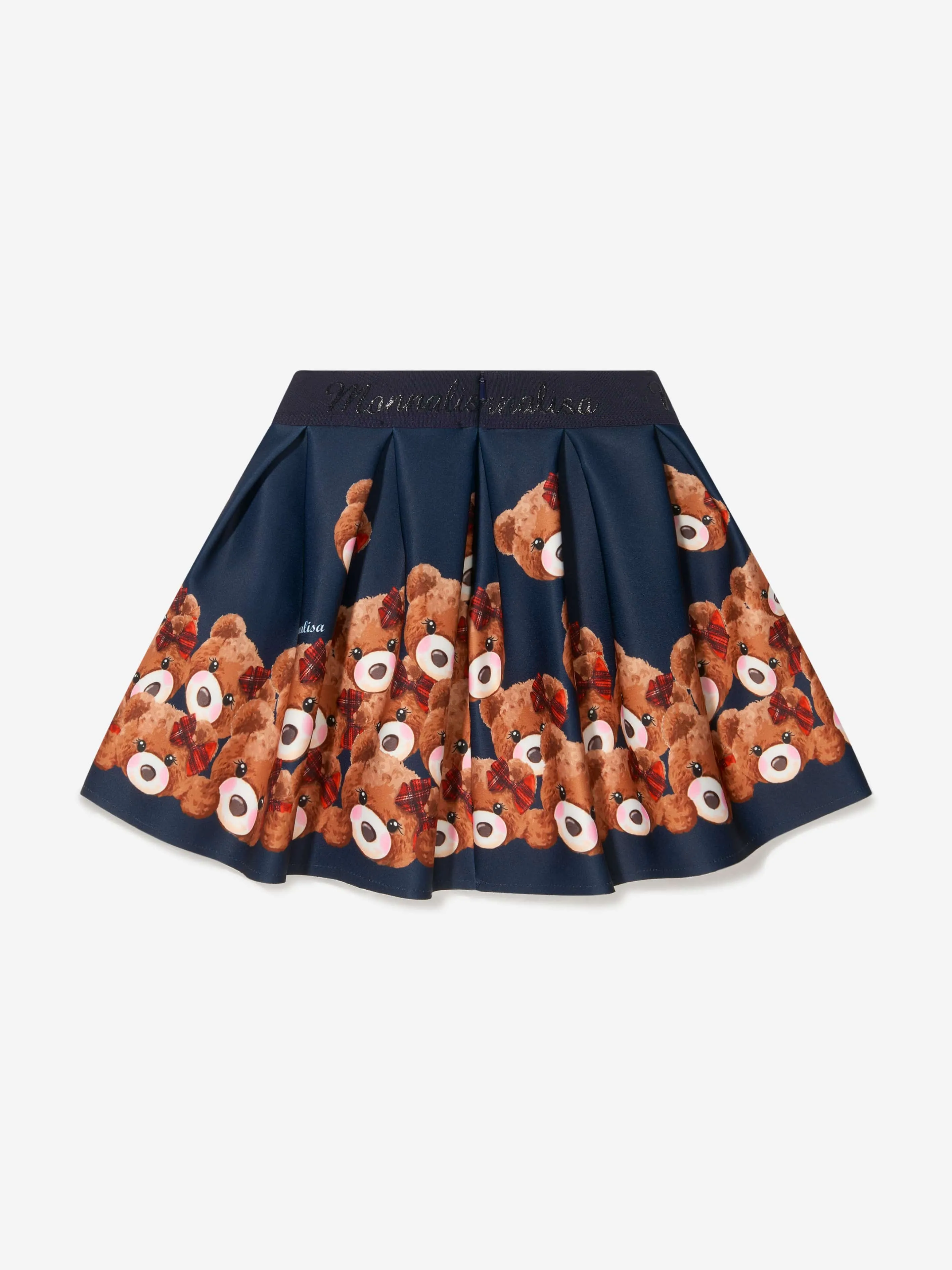 Monnalisa Girls Neoprene Teddy Bear Skirt