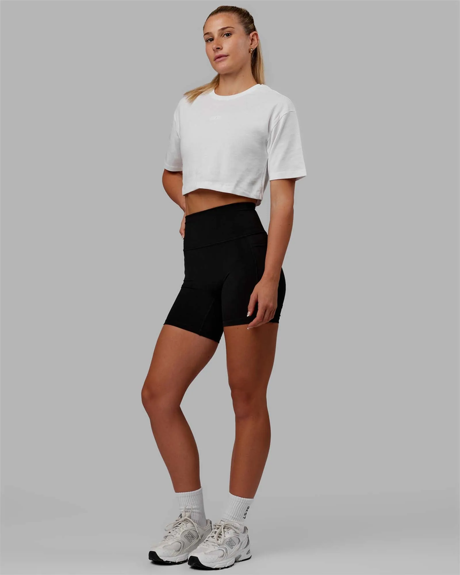 MVP Heavyweight Cropped Tee - White