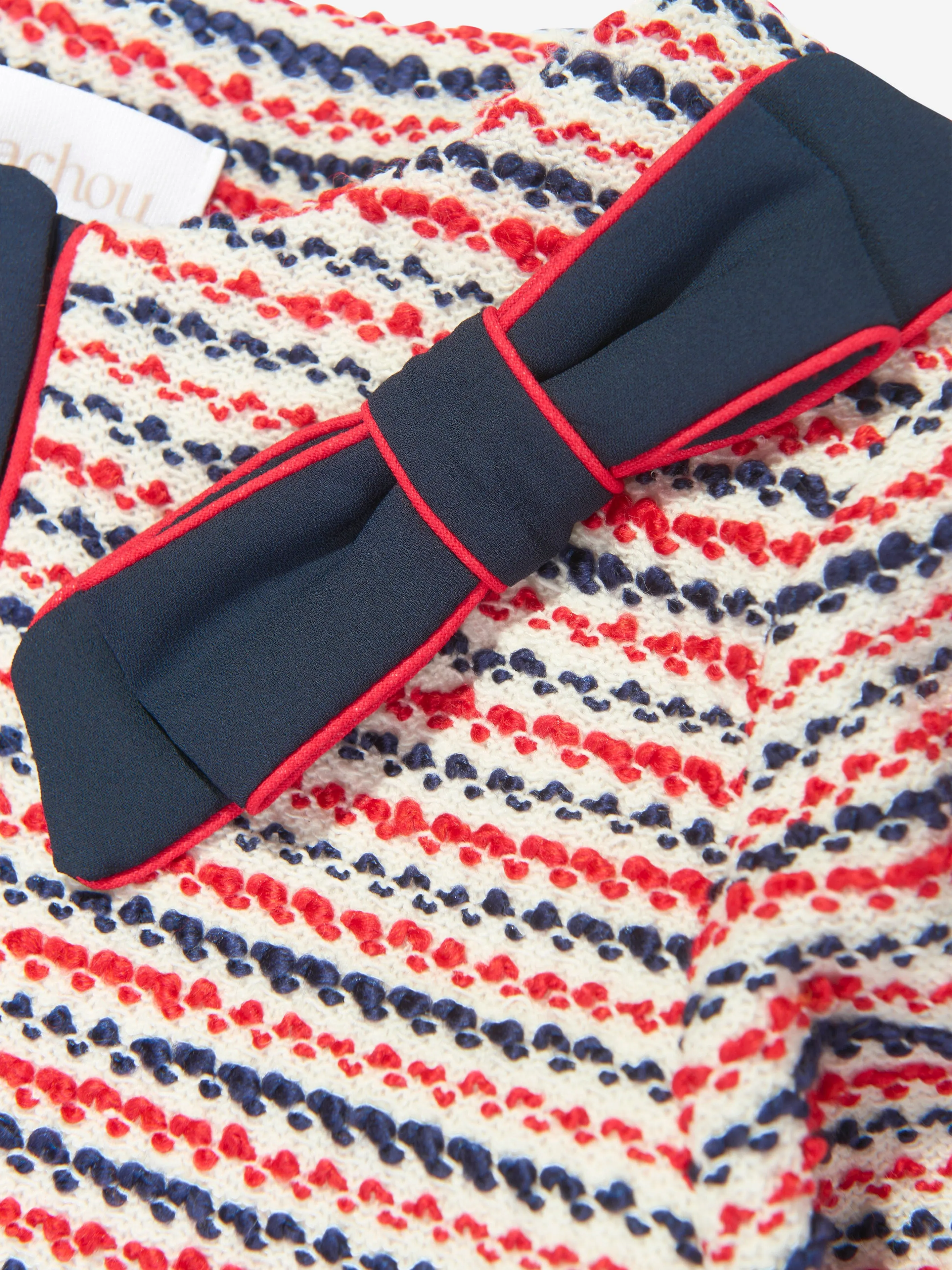 Patachou Girls Yacht Club Cardigan in Multicolour