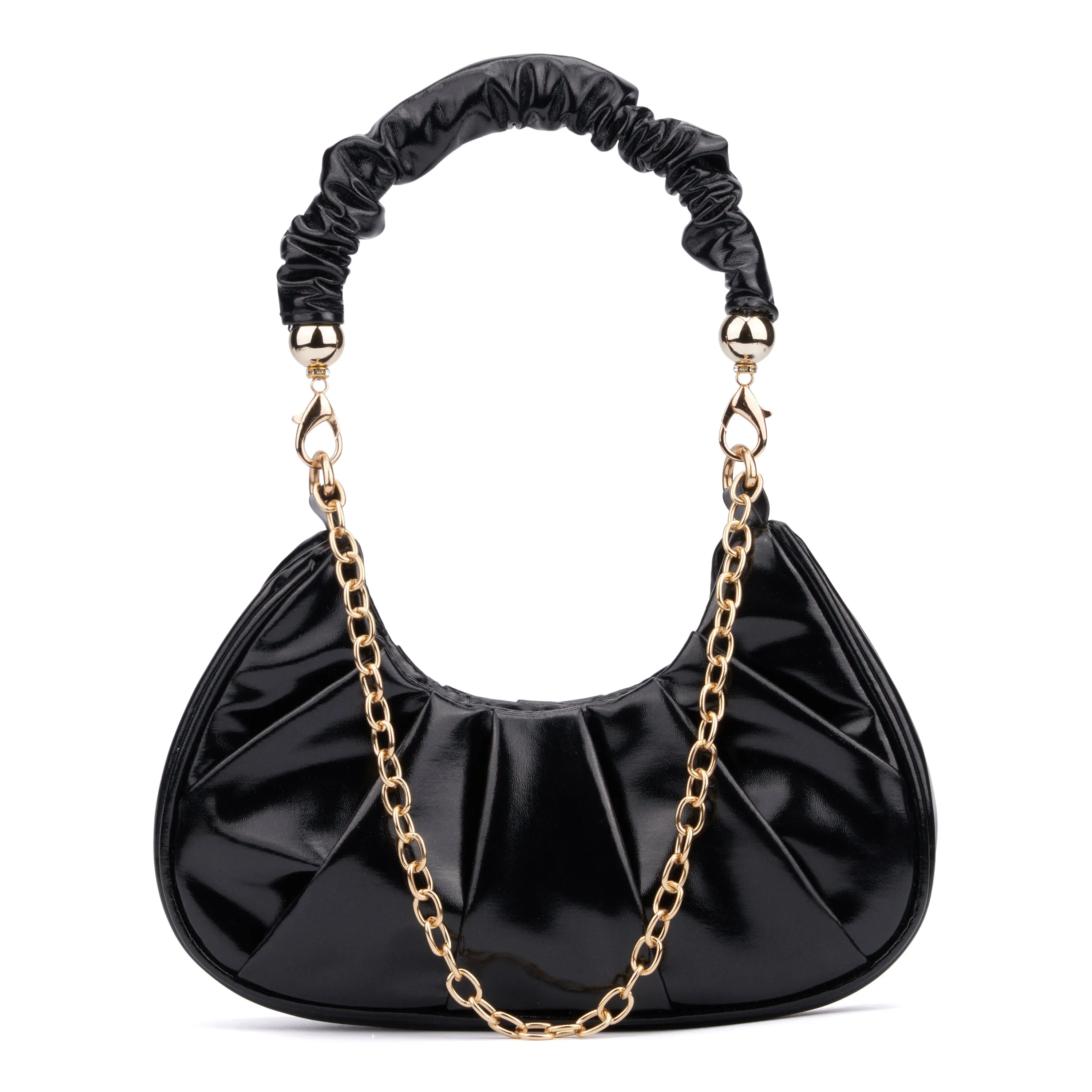 Pleated Shoulder Bag