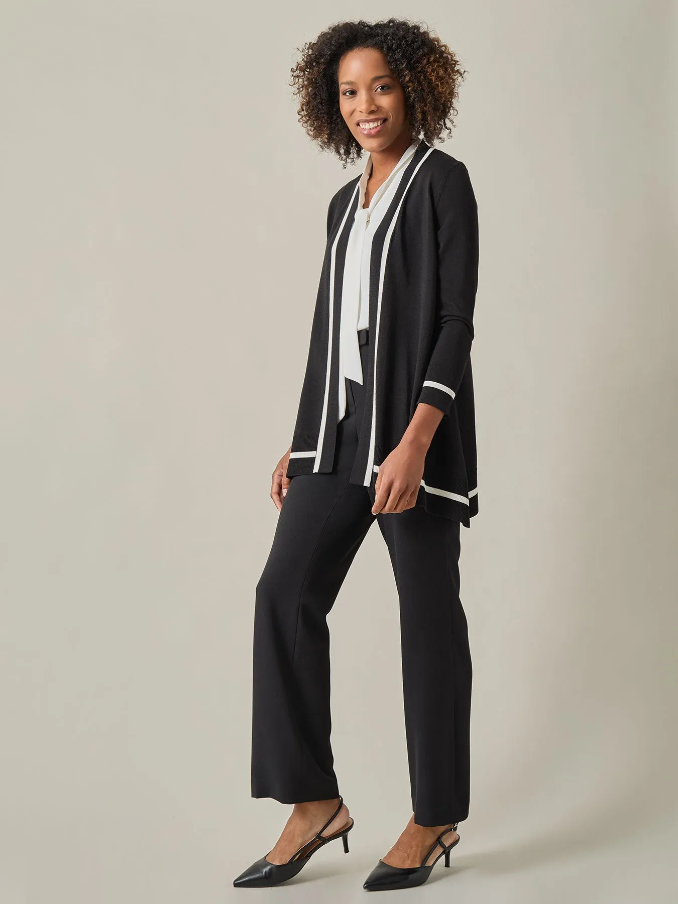 Plus Tipped Easton Cardigan