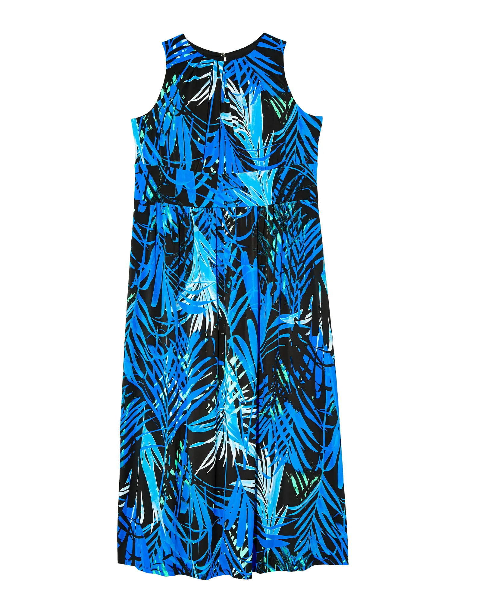 Prairie Sleeveless Maxi Dress | Azure Blue / Black