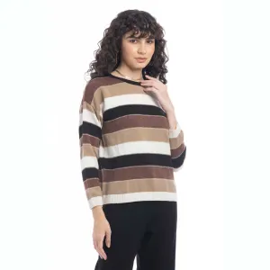 Raelyn Mocha Stripes Sweater