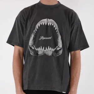 Represent Shark Jaws Tee Off Black