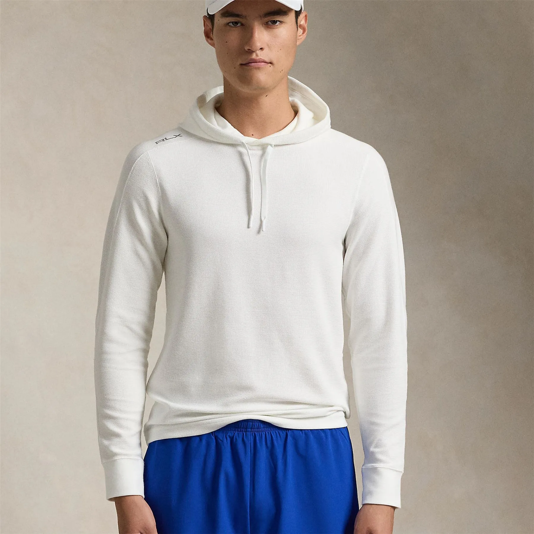 RLX Tech Waffle Hoodie Ceramic White - 2025