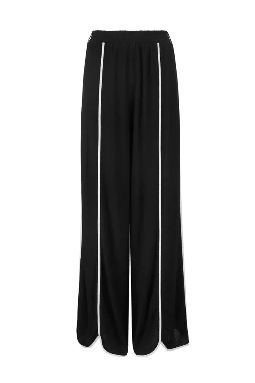 SANCIA Vera Piped Wide-Leg Pant