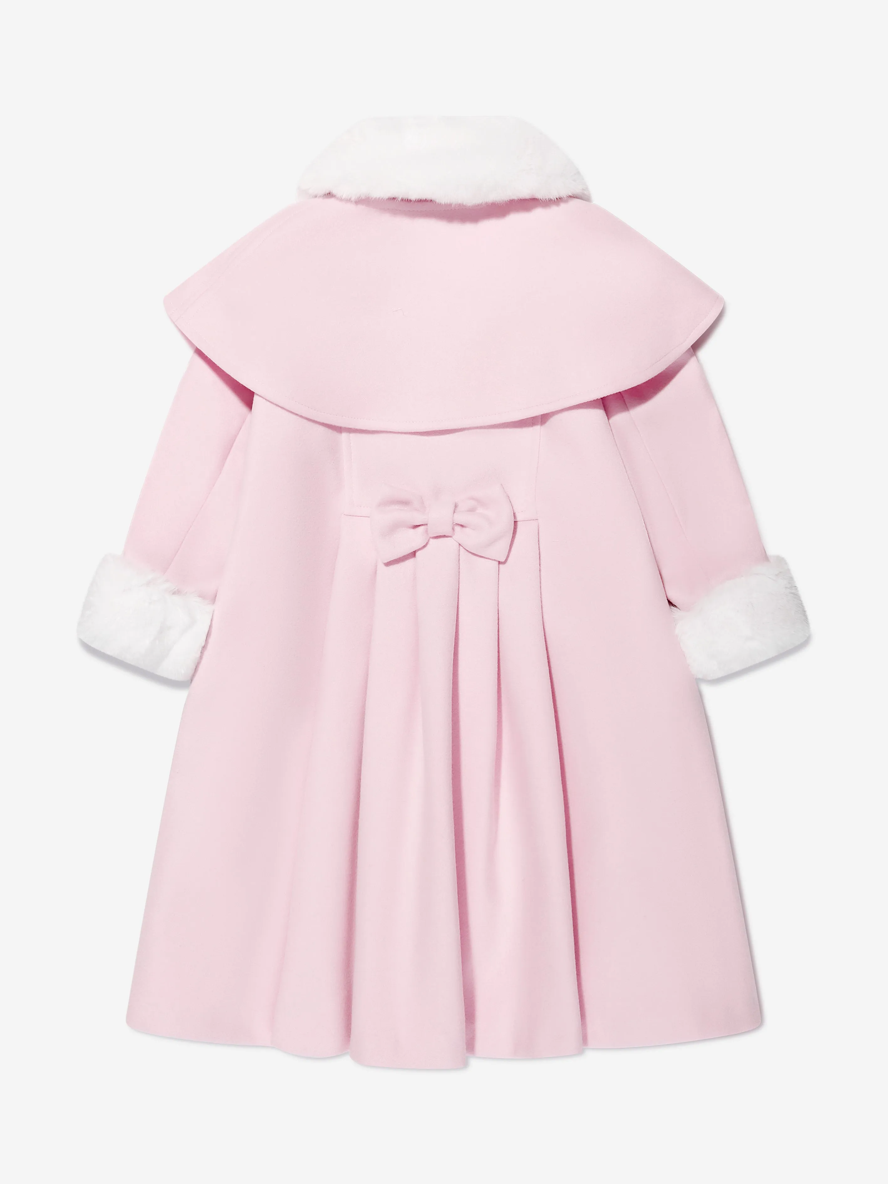 Sarah Louise Girls Coat And Hat Set in Pink