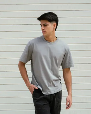 Semi Boxy Tee 20/1 - Gris