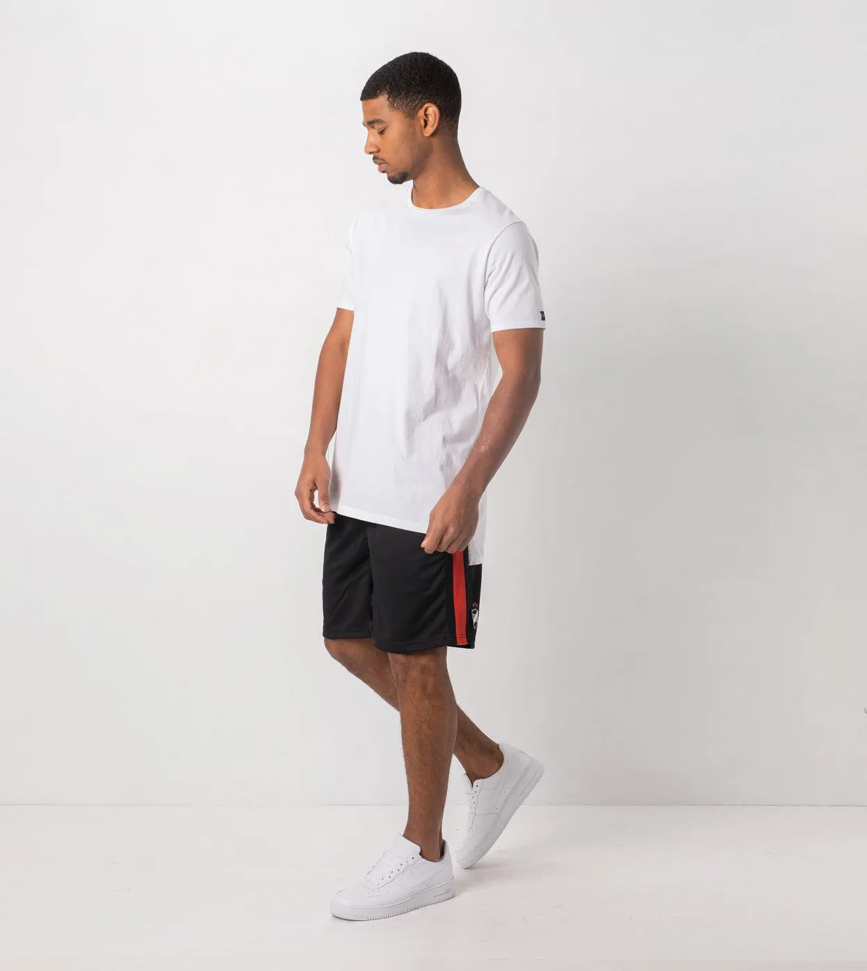 Sideline Track Short Black/Vintage Red - Sale