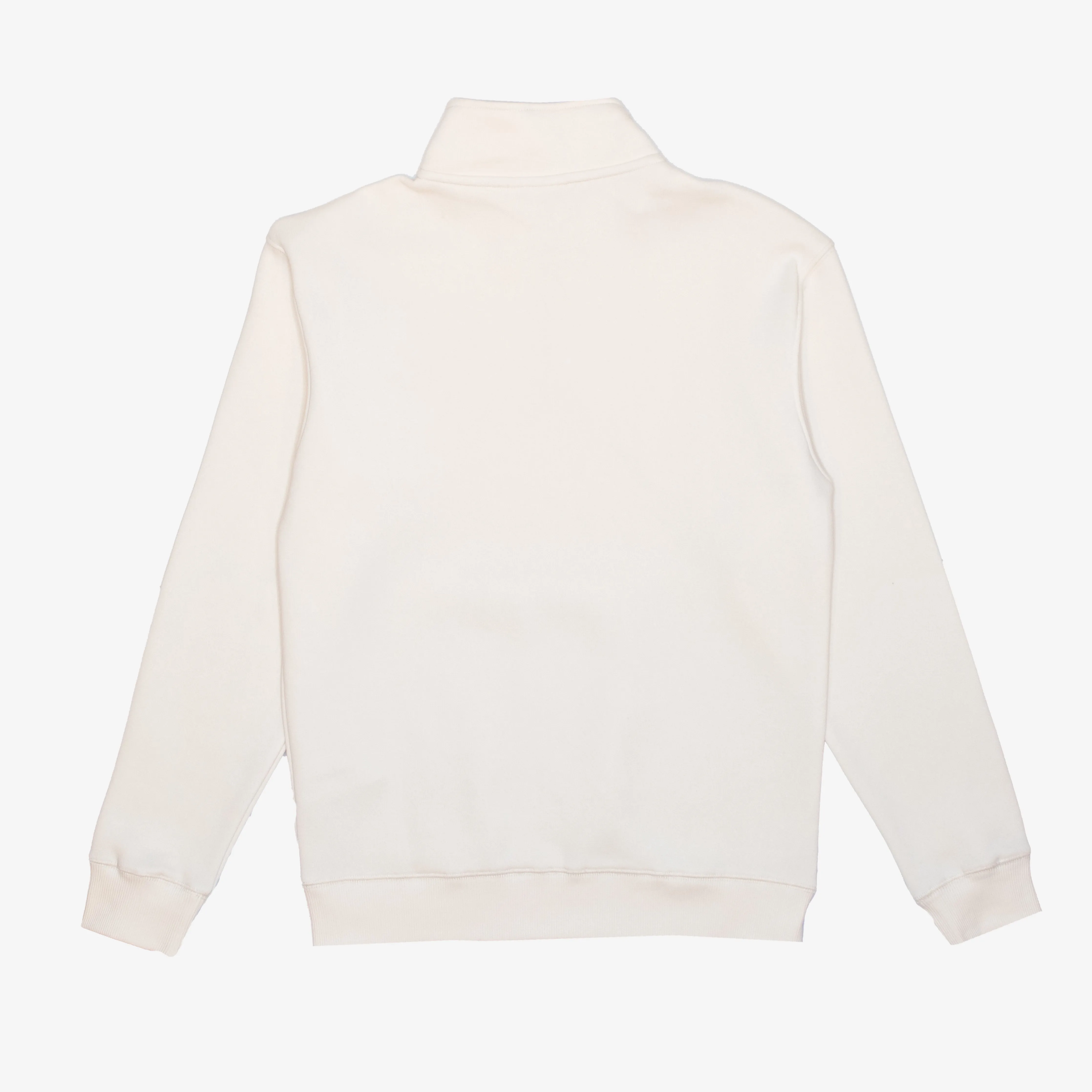 SOULLAND Ken half zip Sweatshirt Off White